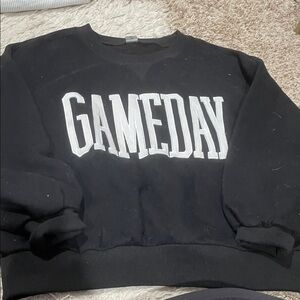 Altar'd State Black Crewneck Sweatshirt